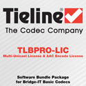Tieline TLBPRO-LIC Software Bundle Package for Bridge-IT Basic Codecs - Multi-Unicast License & AAC Encode License