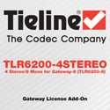 Tieline TLR6200-4STEREO Gateway License Add-On - 4 Stereo/8 Mono for Gateway-8 (TLR6200-8)