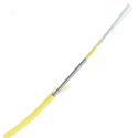 Photo of TiniFiber TF6-OS2-PL 6 Fiber OS2 900um Plenum Indoor Armored Indoor Fiber Optic Cable - Yellow - 1000 Foot