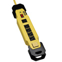 Photo of Tripplite TLM615SA 6 Outlet 2400 Joule Safety Surge Suppressor OSHA Yellow