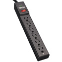 Tripp Lite TLP606B Protect It Surge Suppressor 6-Outlet 6-ft Cord 790 Joule in Black