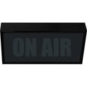 Titus LPL-HB Low Profile Horizontal Studio Warning Light - ON AIR in Black Matte