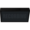 Titus LPL-HBR Low Profile Horizontal Studio Warning Light - RECORDING in Black Matte