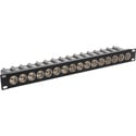 Photo of My Custom Shop 16-Port 1RU AES/EBU Impedance Transformer Patch Panel BNC Female to Rear XLR Female