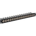 Photo of My Custom Shop TN-AESEBU16F 16-Port 1RU AES/EBU Impedance Transformer Patch Panel BNC Female to Rear XLR Female