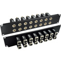 Photo of My Custom Shop TN-DPB16F Rack Mount Patchbay 16 Port BNC-XLR F-F