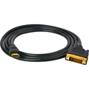 Photo of CL2 Rated In-Wall HDMI Male to DVI-D Single Link Male Cable - 35 Foot