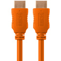 Photo of Connectronics 28AWG High Speed HDMI Cable - 3 Foot Orange