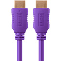 Photo of Connectronics 28AWG High Speed HDMI Cable - 3 Foot Purple