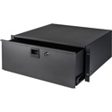 Samson SASRKDR4U Rack Drawer with Key Lock & Rear Cable Raceway - 4RU