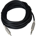 Connectronics Premium 1/4in Mono Male - Mini Mono Male Audio Cable 50ft