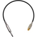 Connectronics Premium 1/4in Mono Male - RCA Male Audio Cable 10ft