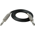 Photo of Connectronics Premium 1/4in Mono Male - 1/4in Mono Male Audio Cable 3ft