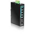 Photo of TRENDnet TI-PG541 5-port Hardened Industrial Gigabit PoEplus DIN-Rail Switch (Version v1.0R)