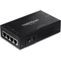 TRENDnet TPE-147GI 65 Watt 4-Port Gigabit PoE+ Injector/4x Gigabit Ports (Data in)/4x Gigabit PoE Ports (Data + PoE Out)
