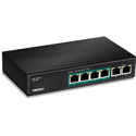 TRENDnet TPE-S50 6-port 10/100Mbps PoE Switch (60W)(Version v2.0R)