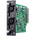 TOA D-922F Input Module - Two Mic/Line Inputs - Balanced - 20-Bit A/D - XLR-F Connectors