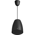 TOA Q-PE-304BK Pendant Speaker 70.7/100 V Transformer (30 W) and 8 Ohm Bracket Included - Black