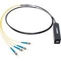 Camplex opticalCON QUAD to Four (4) ST Tactical Breakout Adapter - Single Mode