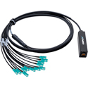 Camplex opticalCON MTP 12 to Twelve (12) SC Tactical Breakout Adapter - OM4 Multimode