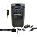 Galaxy Audio TQ8X-GTU QUEST 8 Battery Powered Portable Wireless PA System with Wireless Handheld (A Freq) - 470-530 MHz