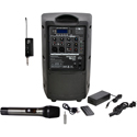 Galaxy Audio TQ8X-GTU QUEST 8 Battery Powered Portable Wireless PA System with Wireless Handheld (B Freq) - 470-530 MHz