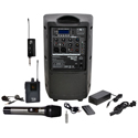 Galaxy Audio TQ8X-GTU-VHP5AB QUEST 8 Portable Wireless PA System with Wireless Handheld & Lav - 470-530 MHz