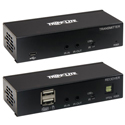 Tripp Lite B127A-1A1-BDBD DisplayPort over Cat6 Extender Kit - KVM Support-USB-4K-DP1.2a-PoC-HDCP 2.2 - up to 230 Feet