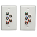 Photo of Tripp Lite B136-101-WP-1 Cat5 Extender Wallplate Kit - Component Video / Stereo