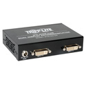 Tripp Lite B140-002-DD 2-Port Dual Display DVI over Cat5/Cat6 Extender Splitter Video Transmitter - 60Hz Up to 200 Ft