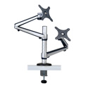 Tripp Lite DDR1327DCS Dual Full Motion Flex Arm Desk Clamp for 13 Inch to 27 Inch Monitors