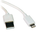 Photo of Tripp Lite M100-003-WH 3 ft. White USB Sync / Charge Cable w/Lightning Connector