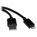 Tripp Lite M100-006-BK 6 ft. Black USB Sync / Charge Cable w/Lightning Connector
