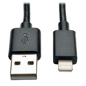 Photo of Tripp Lite M100-10N-BK USB Sync / Charge Cable with Lightning Connector - Black 10-inch