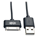 Photo of Tripp Lite M110-10N-BK USB Sync/Charge Cable with Apple 30-Pin Dock Connector Black 10 inch (.24 m)