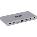 Tripp Lite MTB3-DOCK-02 Thunderbolt 3 Docking Station 4K60Hz DP HDMI VGA USB C USB-A Gbe