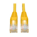 Tripp Lite N001-001-YW Cat5e 350MHz Snagless Molded Patch Cable (RJ45 M/M) - Yellow 1 Feet