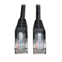 Photo of Tripp Lite N001-003-BK Cat5e 350MHz Snagless Molded Patch Cable (RJ45 M/M) - Black 3 Feet