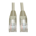 Photo of Tripp Lite N001-003-GY Cat5e 350MHz Snagless Molded Patch Cable (RJ45 M/M) - Gray 3 Feet