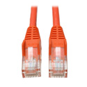 Tripp Lite N001-003-OR Cat5e 350MHz Snagless Molded Patch Cable (RJ45 M/M) - Orange 3 Feet