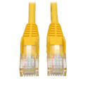 Photo of Tripp Lite N001-003-YW Cat5e 350MHz Snagless Molded Patch Cable (RJ45 M/M) - Yellow 3 Feet