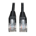 Photo of Tripp Lite N001-005-BK Cat5e 350MHz Snagless Molded Patch Cable (RJ45 M/M) - Black 5 Feet