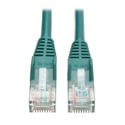Photo of Tripp Lite N001-005-GN Cat5e 350MHz Snagless Molded Patch Cable (RJ45 M/M) - Green 5 Feet
