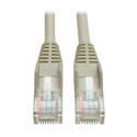 Photo of Tripp Lite N001-010-GY Cat5e 350MHz Snagless Molded Patch Cable (RJ45 M/M) - Gray 10 Feet