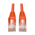Photo of Tripp Lite N001-010-OR Cat5e 350MHz Snagless Molded Patch Cable (RJ45 M/M) - Orange 10 Feet