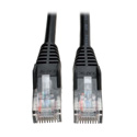 Photo of Tripp Lite N001-014-BK Cat5e 350MHz Snagless Molded Patch Cable (RJ45 M/M) - Black 14 Feet