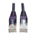 Photo of Tripp Lite N001-014-PU Cat5e 350MHz Snagless Molded Patch Cable (RJ45 M/M) - Purple 14 Feet