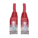 Photo of Tripp Lite N001-014-RD Cat5e 350MHz Snagless Molded Patch Cable (RJ45 M/M) - Red 14 Feet