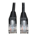 Photo of Tripp Lite N001-025-BK Cat5e 350MHz Snagless Molded Patch Cable (RJ45 M/M) - Black 25 Feet
