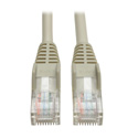 Photo of Tripp Lite N001-030-GY Cat5e 350MHz Snagless Molded Patch Cable (RJ45 M/M) - Gray 30 Feet